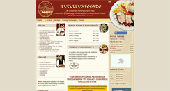 Desktop Screenshot of lucullusfogado.hu